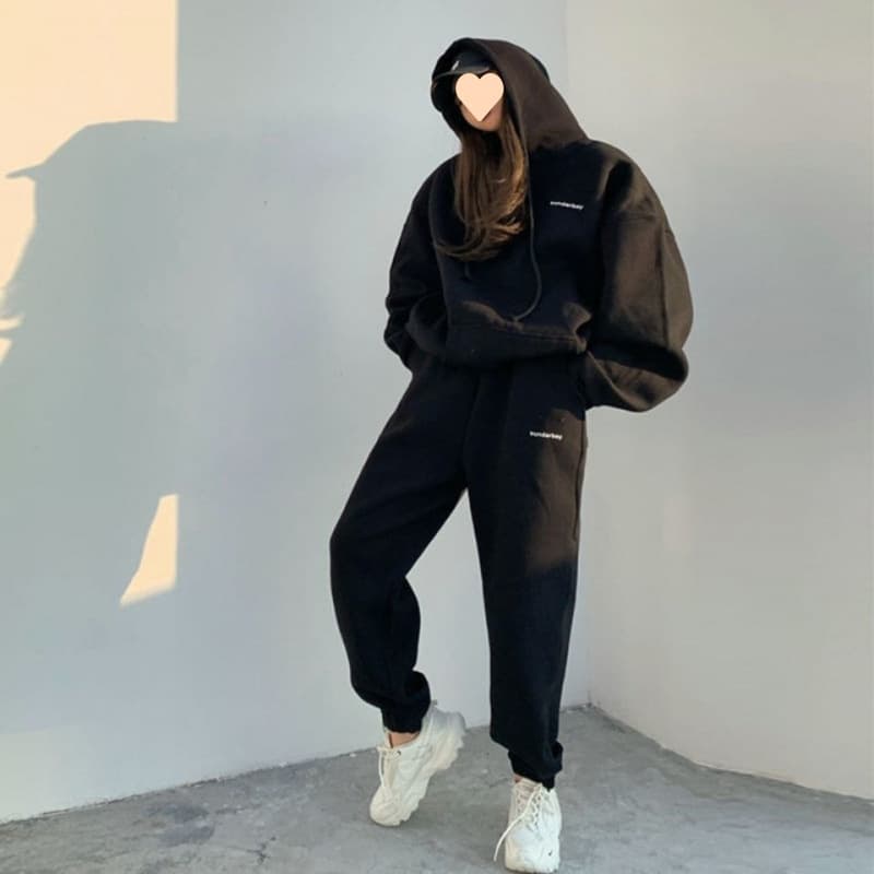 ビッグシルエット ゆるだぼスウェット セットアップ