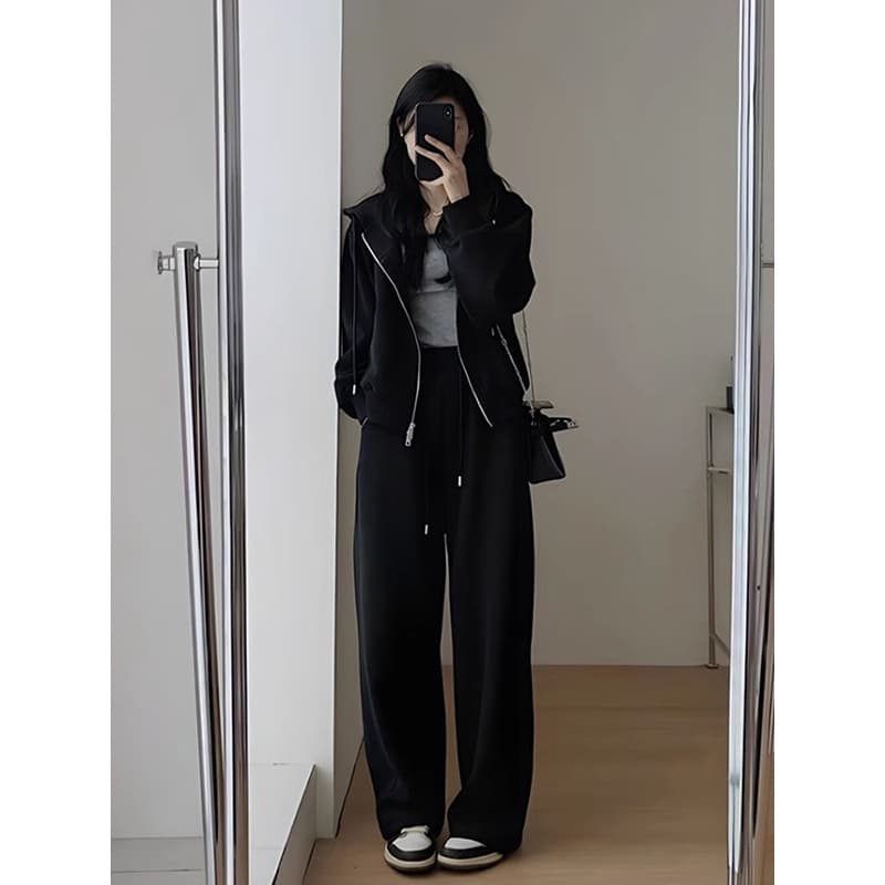スウェット セットアップ ゆったりシルエットスウェットセットアップ