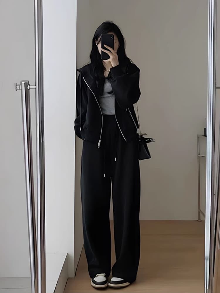 スウェット セットアップ ゆったりシルエットスウェットセットアップ