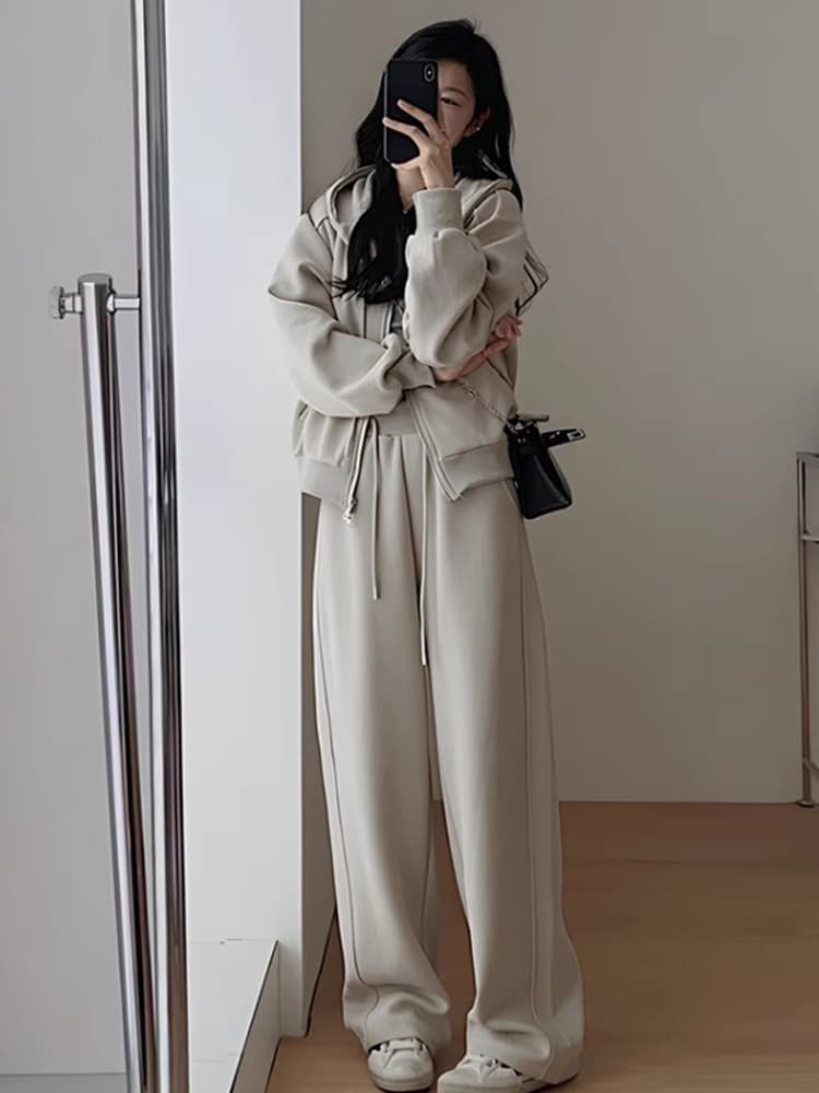 スウェット セットアップ ゆったりシルエットスウェットセットアップ