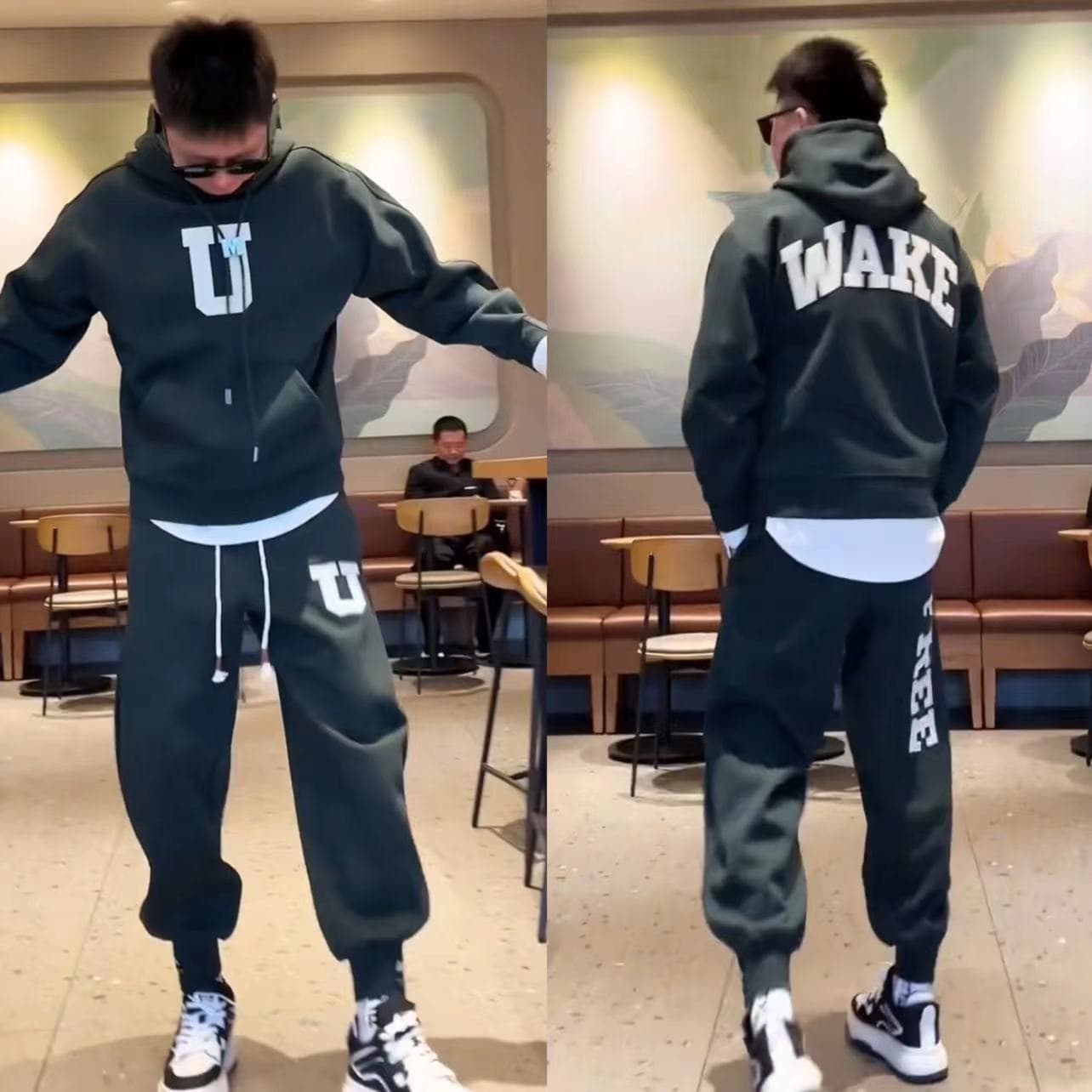 スウェット セットアップ ラグジュアリー リラックス セットアップ